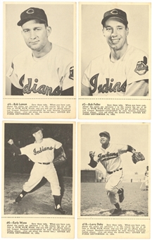 1952 Num Num Cleveland Indians Complete Set (20) - All "With Tabs", Except Kennedy